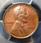 The very rare and valuable 1955 double die Lincoln Penny.